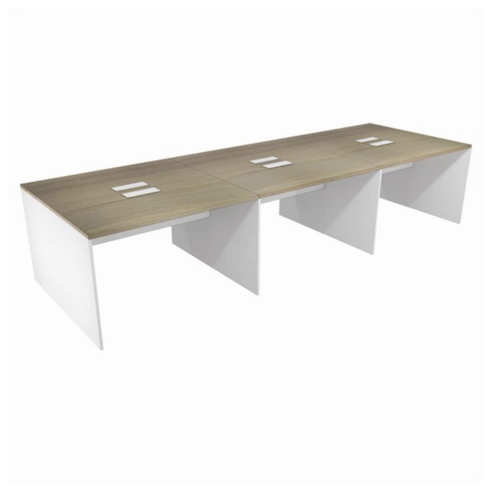 Escritorios Compartidos de Melamina Axis